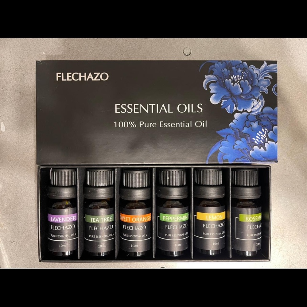 100% Pure Essential Oils NIB Set of 6